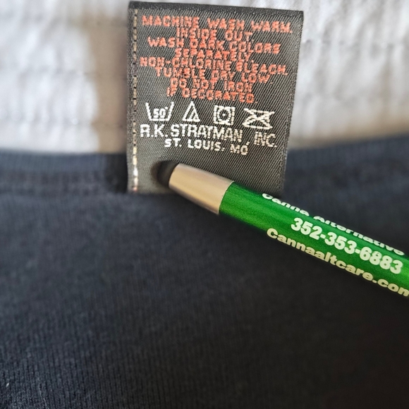 HARLEY-DAVIDSON SHIRT DARK BLUE TIE DYE 3/4 SLEEVE V NECK T SHIRT WOMEN’S XL - Picture 7 of 7